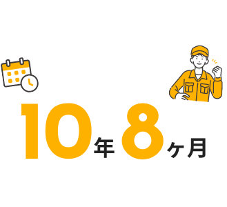 10年8ヶ月