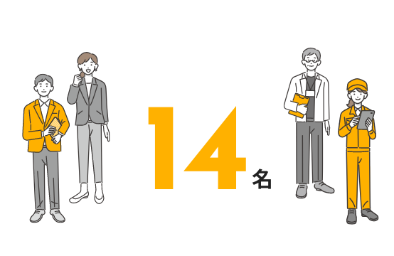 14名